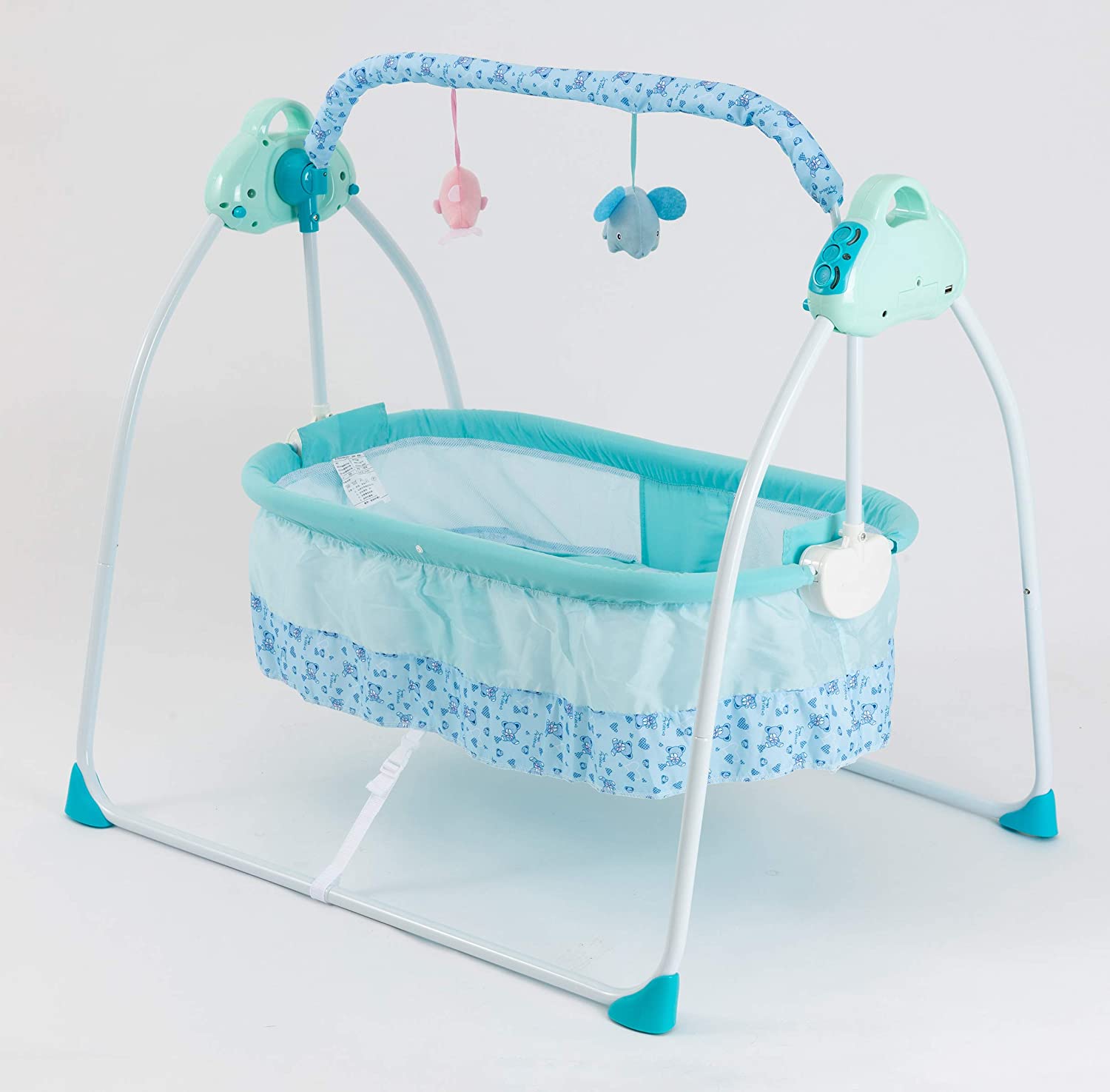 Baby Bassinet Crib Baby Bed - Newborn Baby Crib - Bedside Bassinet -Rocking Sturdy Cradle - Bedside Sleeper