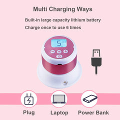 Portable Electric Breast Pump - YIHUNION Dual Use Battery Baby Milk Pump Rechargeable Single Breastfeeding Pump