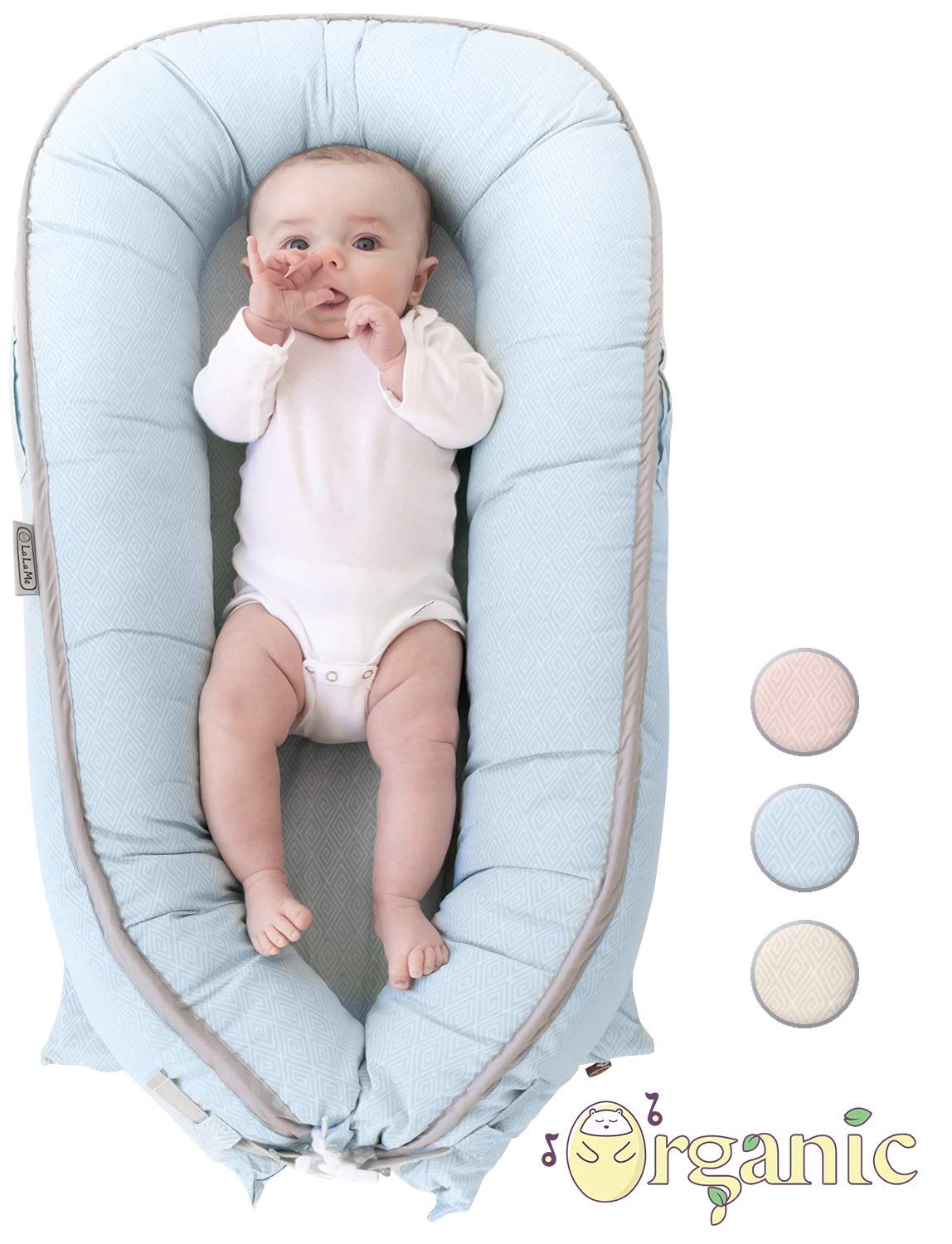 Baby Lounger for Newborn 0-12 Months, Newborn Lounger Nest Sleeper