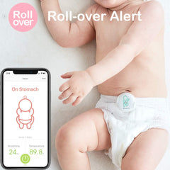 (2020 New Model) Sense-U Baby Monitor with Breathing Rollover Movement Body Temperature Sensors: Track Your Baby's Breathing, Rollover