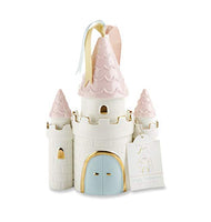 Baby Aspen Simply Enchanted Ceramic Castle Bank, Multicolored