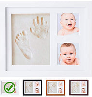 Baby Handprint Kit |NO MOLD| Baby Picture Frame, Baby Footprint kit