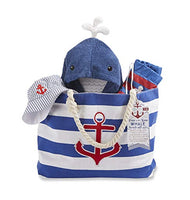 Baby Aspen Fun in The Sun 4 Piece Nautical Gift Set with Canvas Tote for Mom