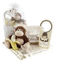Baby Aspen, Five Little Monkeys, Baby Shower Gift Set with Keepsake Basket