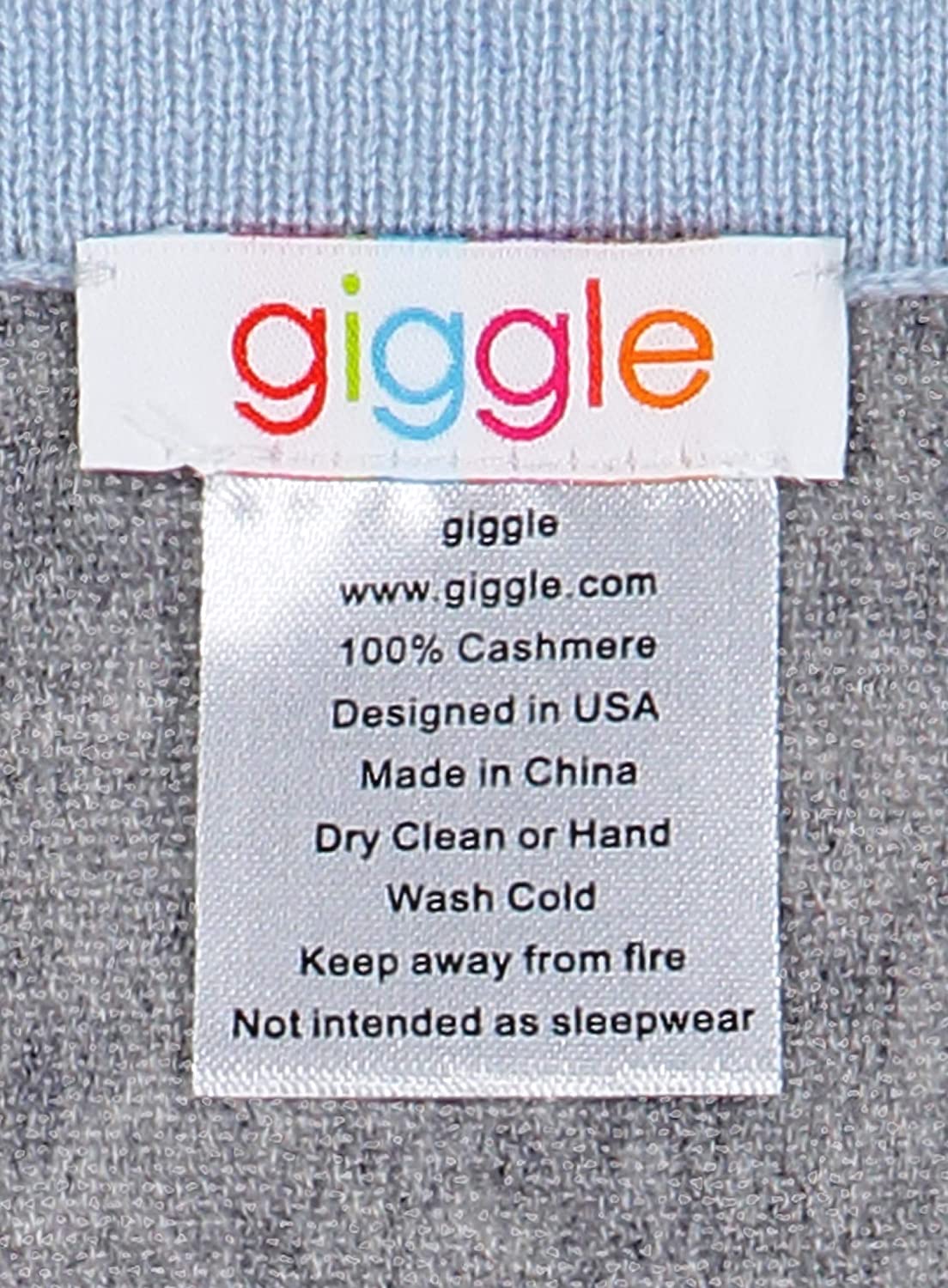 giggle 100% Cashmere Blanket for Babies and Toddlers - Extra Soft and Cuddly Baby Blanket for Perfect Relaxation - Baby Vanilla