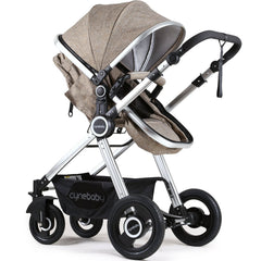 Newborn Baby Stroller Pram Stroller Folding Convertible Carriage Luxury Bassinet Seat