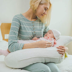 GPFDM Multifunctional Breastfeeding Pillow,All American Collection Comfortable Soft Plush Light Polyester Bamboo Nursing Travel Pillow