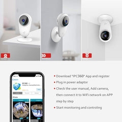 Victure 1080P FHD Baby Monitor Pet Camera 2.4G Wireless Indoor Home Security Camera