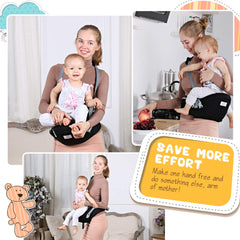 Baby Hip Seat Carrier Waist Stool – Safety Certified Back Pain Relief Soft Carrier