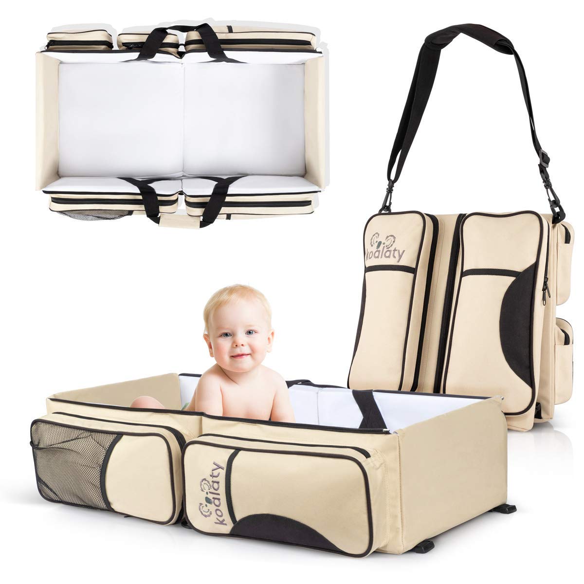 Wholesale High Capacity Waterproof Diaper Bag Foldable Travel Backpack With  Bed Newborn Baby Cot Mommy Nappy Bag for Babies From m.alibaba.com