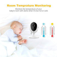 LBtech Video Baby Monitor with Two Cameras and 4.3
