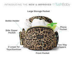 TushBaby The Only Safety Certified Hip Seat Baby Carrier - As Seen On Shark Tank, Ergonomic Waist Carrier